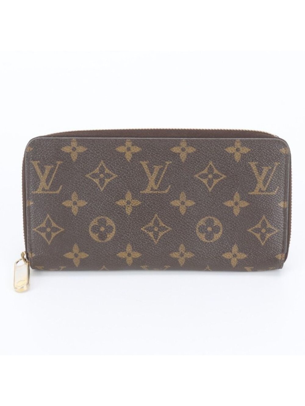 Louis Vuitton Monogram Zippy Wallet Leather Zip Around